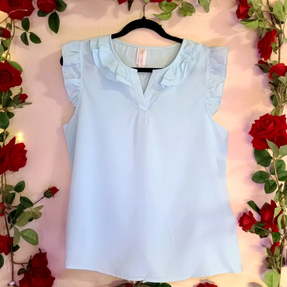Westmoon baby blue blouse